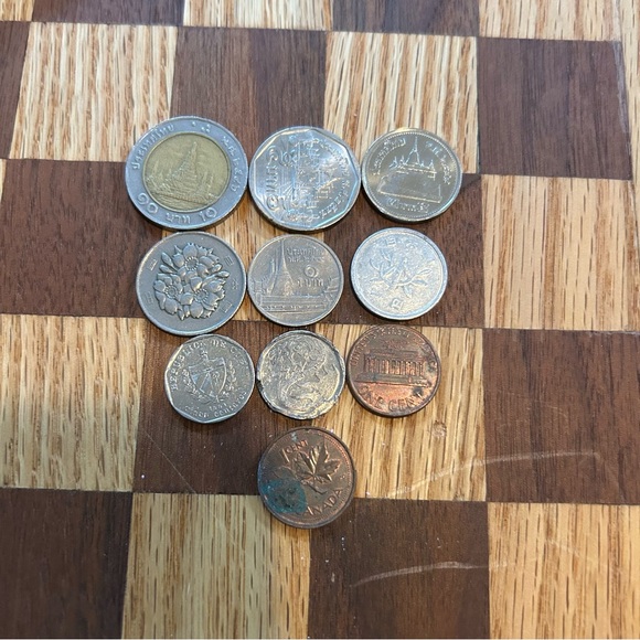 Very Interesting Vintage Coin Collectors Bundle of 10 qty coins great variety - Picture 2 of 10